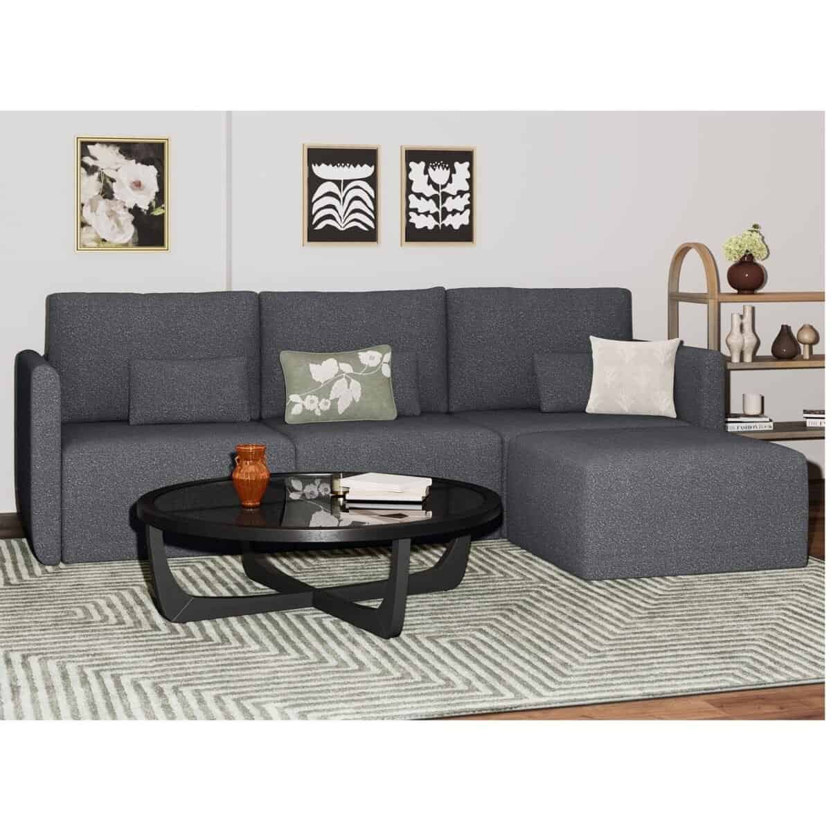 Drew Modular Sectional Sofa with Ottoman elegant and versatile furniture set comfort and style