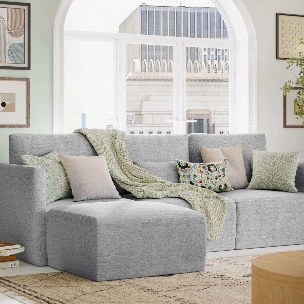 Drew Modular Sectional Sofa with Ottoman elegant and versatile furniture set comfort and style