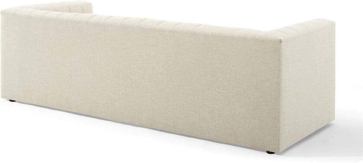 Mid-Century Modern Sofas Tufted Upholstered Sofa – Elegant Vintage Style with Plush Comfort and Sturdy Design