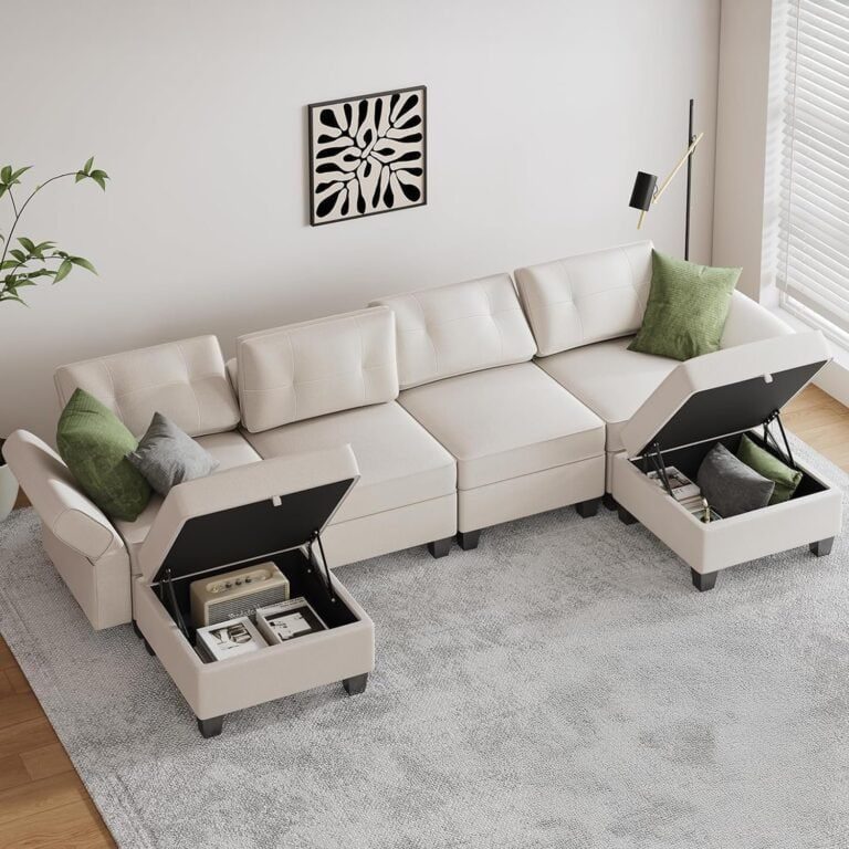 Sectional Couches for Living Room, Modular Sectional U Shaped Sofa with Storage, Oversized Modular Sofa