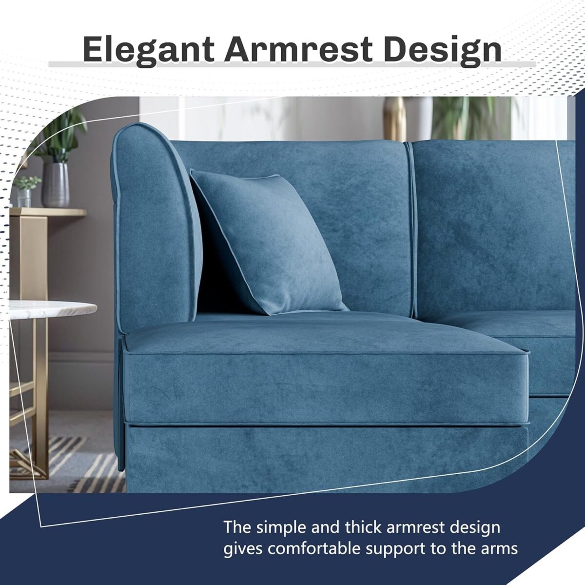 Modular Sectional Sofa U Shaped Sectional Couch with Reversible Chaise Convertible Couches for Living Room
