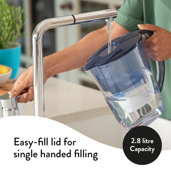 New Oria Water 2.8L Filter Jug - Blue / 1 pack - Image 6
