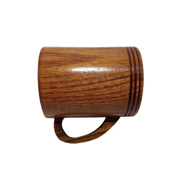 natural eco friendly wood beer mug, handmade