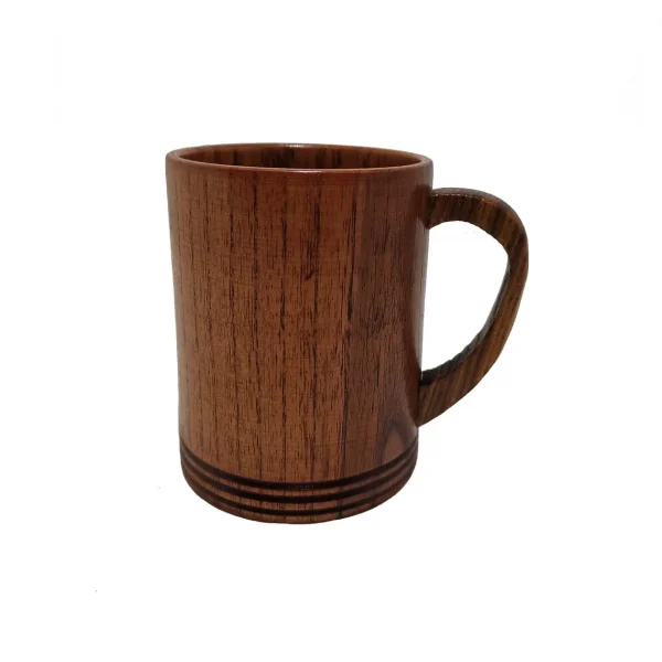 natural eco friendly wood beer mug, handmade