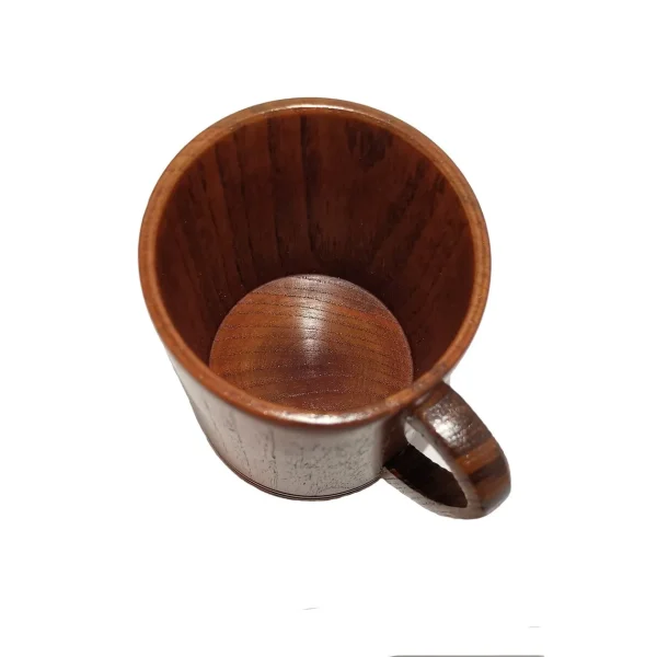 natural eco friendly wood beer mug, handmade